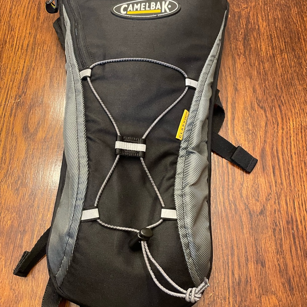 CamelBak Classic Black and Gray Backpack with Adjustable Straps